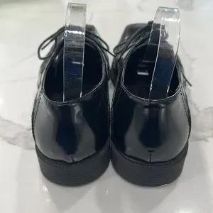 Calvin Klein Men’s Fedor Square Toe Shoes Derby Oxfords Dress Glossy Black  11.5 Calvin Klein Fedor Men Square Toe Derby Oxfords Size US 10M  main image 3